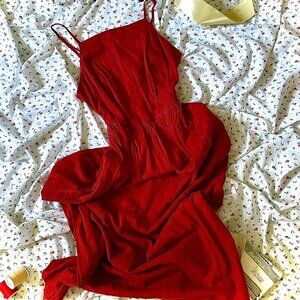 Old Navy Red Spaghetti Strap Dress